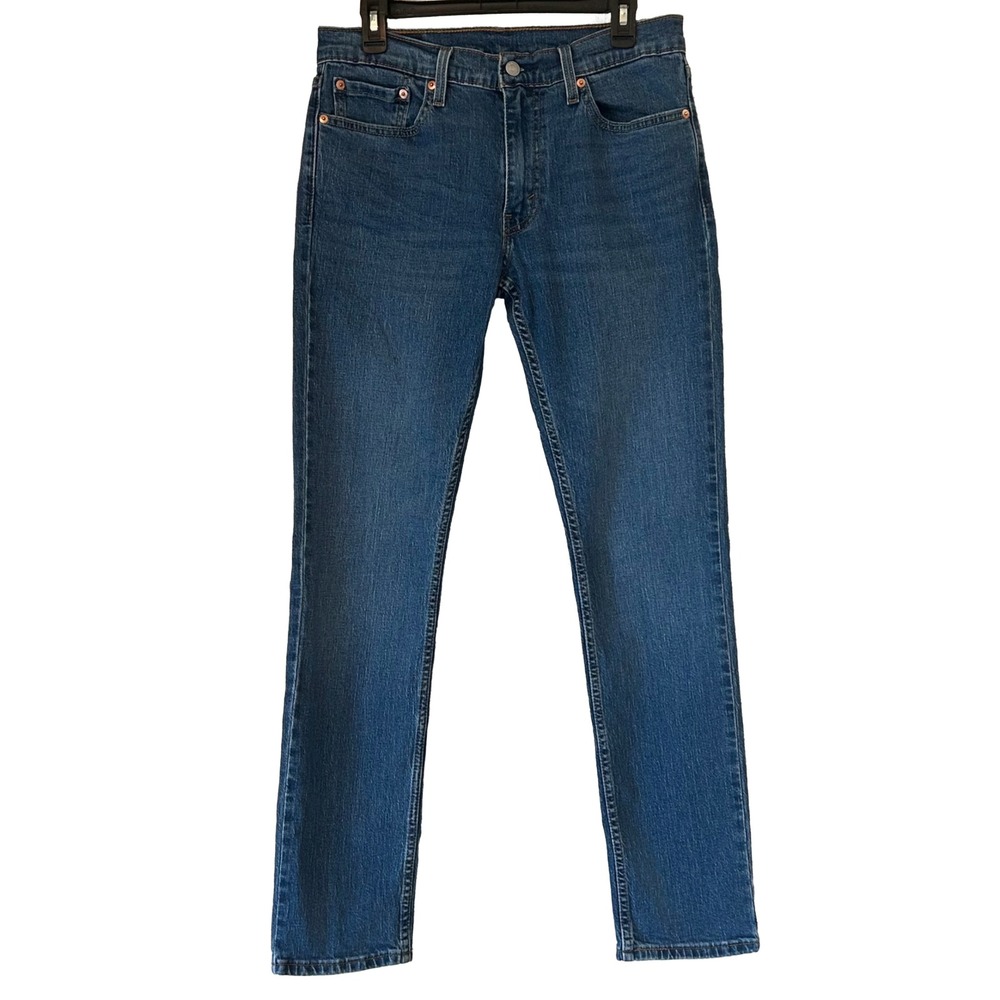 GUC Levi's Men's 511 Slim Fit Medium Wash Blue Jeans Denim Size 32x34 32x33